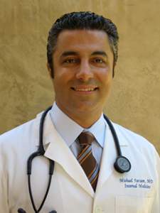 Portrait of Dr. Michael Farzam, MD, house call urgent care physician in Studio City
